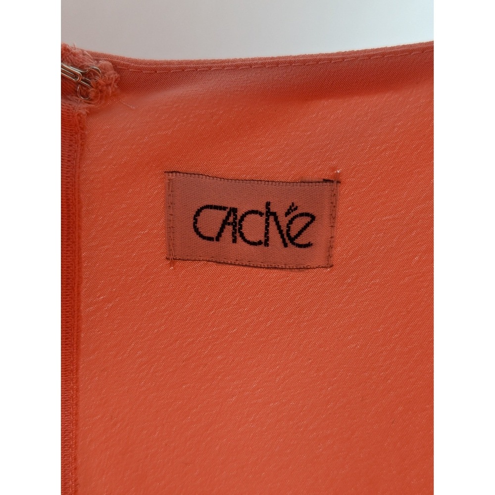 Cache Coral High-Low Ruffle Dress - Picture 6 of 9